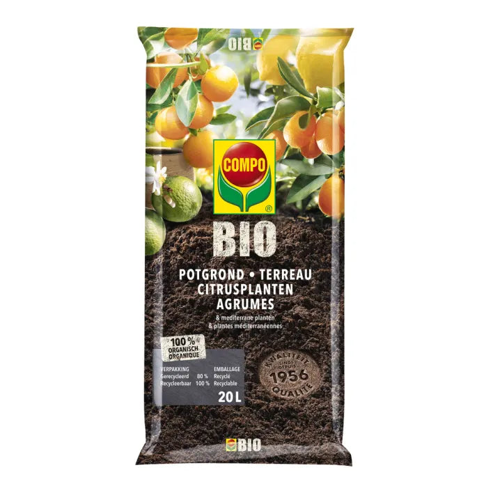 2822608017 - 45pc. per box COMPO BIO CITRUS & MEDITERRANE PLANTEN POTGROND 20 L