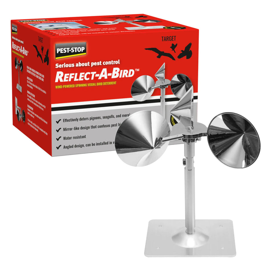 1107002957 - 4pc. per box Pest-Stop Reflect-A-Bird - Reflective Bird Deterrent