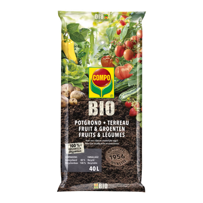 1122604017 - 51pc. per pallet - COMPO BIO® Potting Soil Fruit & Vegetables 40L