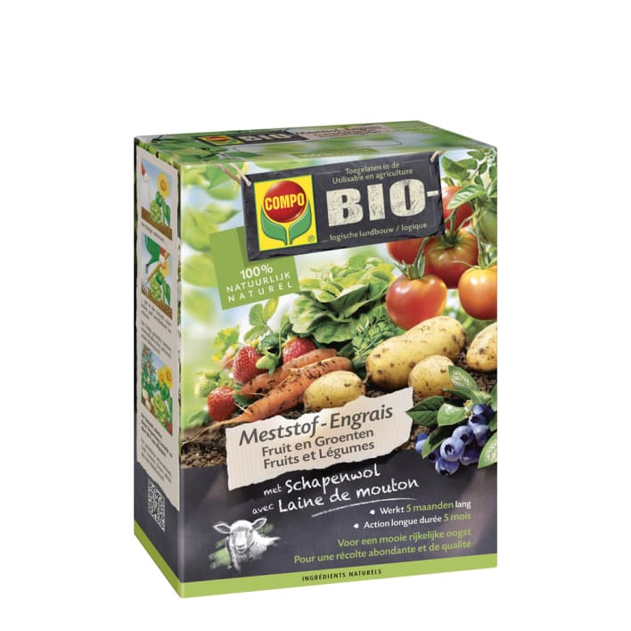 2037602017 - 4pc. per box - COMPO BIO® Fertilizer Fruit & Vegetables 3,5KG